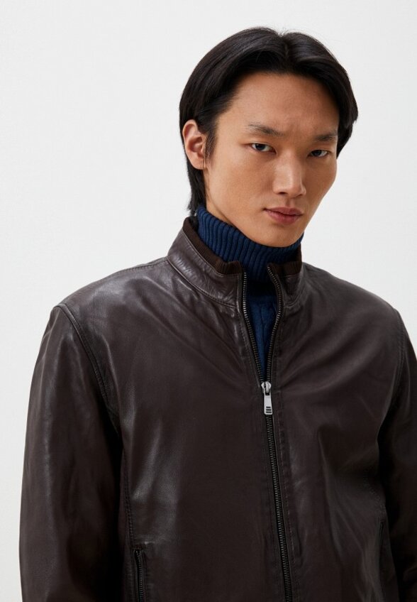 Куртка кожаная Jorg Weber