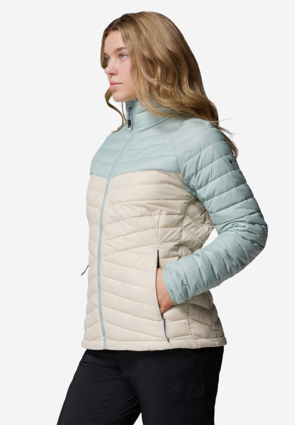 Ультралегкий пуховик женский Columbia Powder Pass Jacket, Бежевый