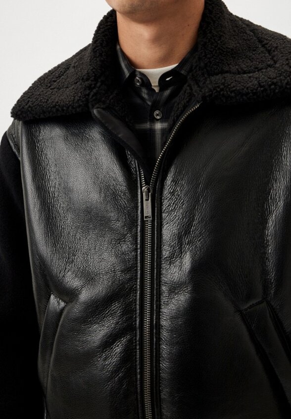 Куртка кожаная Iceberg