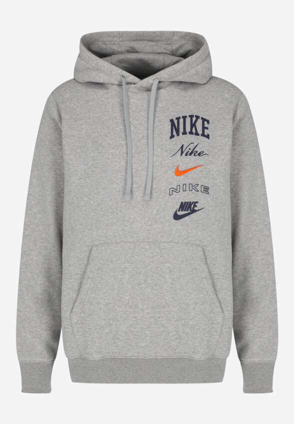 Худи мужское Nike Club, Серый