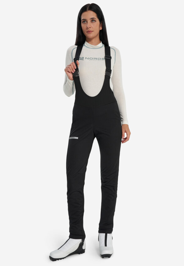 Брюки для беговых лыж женские Nordski Active 2.0, Черный