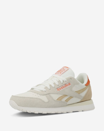 Кроссовки женские Reebok Classic Leather, Бежевый женщинам