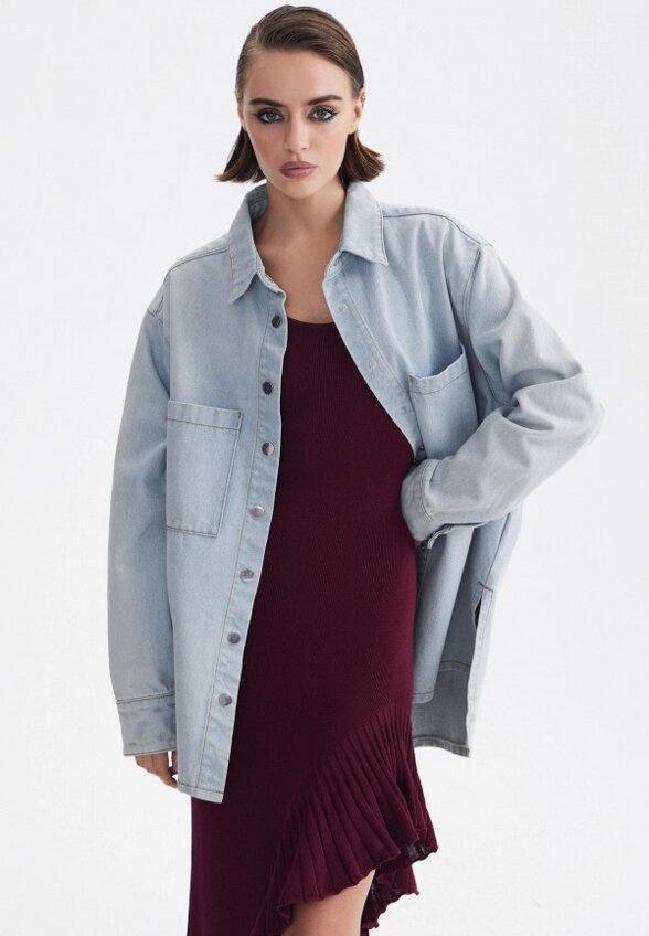 Рубашка джинсовая True Red