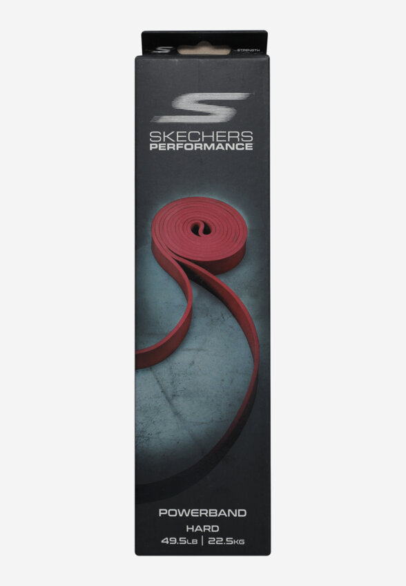Лента силовая Skechers Hard, 10-22 кг, Красный