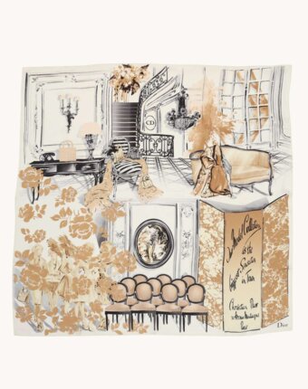 Dior Silk Scarf женщинам