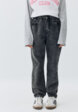 Джинсы Paperbag fit для девочек2  - превью