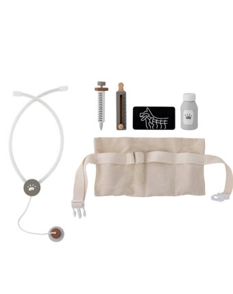 Набор доктора Блумингвиль МИНИ (Bloomingville MINI) "Доран", 6 предметов, серый детям