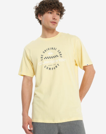 Футболка мужская Quiksilver Post It, Желтый женщинам
