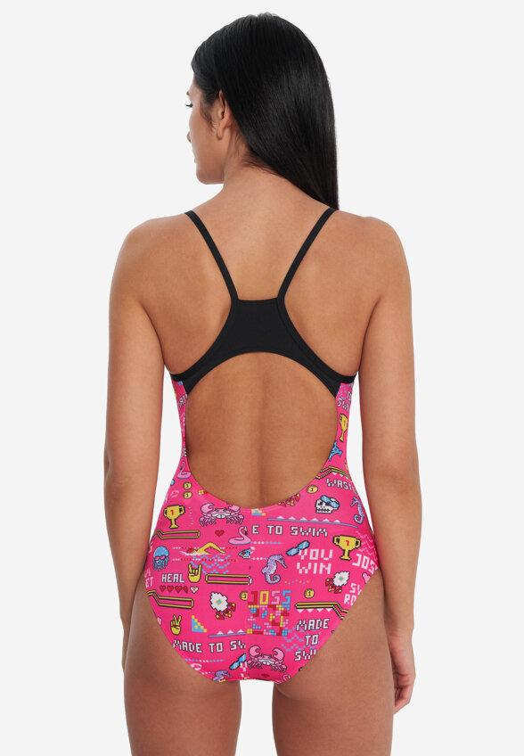 Купальник слитный женский Joss x Swim Rocket, Розовый