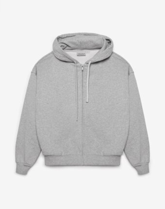 Худи zip Uniform Grey Melange FABLE женщинам