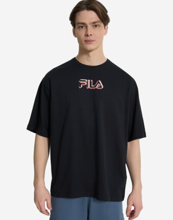 Футболка мужская оверсайз FILA, Черный женщинам