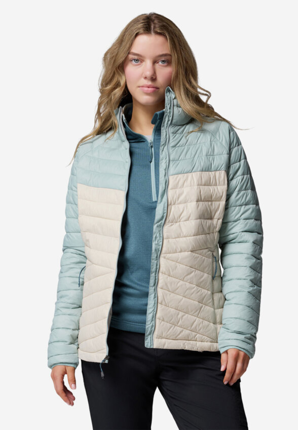 Ультралегкий пуховик женский Columbia Powder Pass Jacket, Бежевый