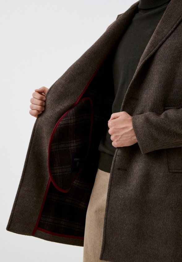 Пальто однобортное Cudgi