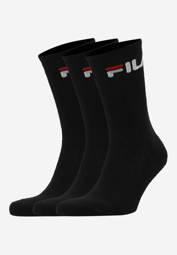 Носки FILA, 3 пары, Черный