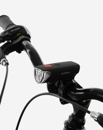 Фонарь велосипедный передний Cyclotech, Черный