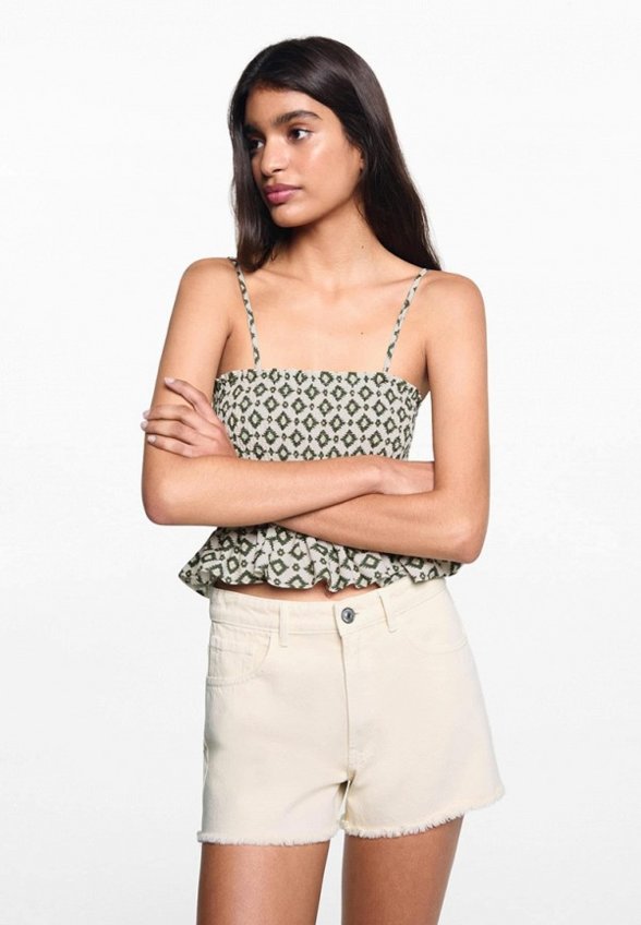 Шорты джинсовые Mango Teen