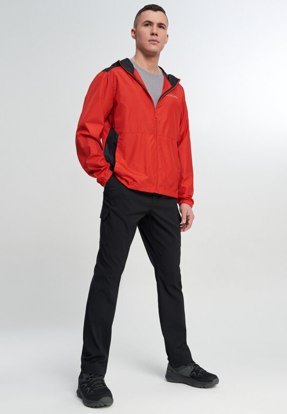 Ветровка мужская Columbia Discovery Loop Windbreaker, Красный