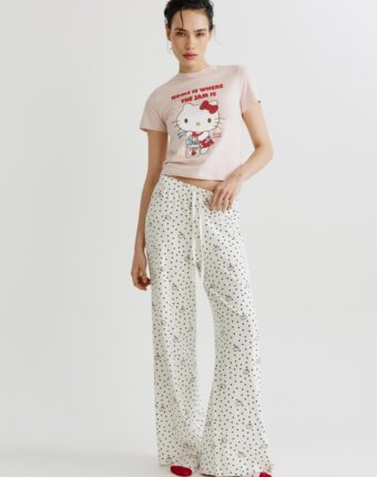 Футболка для дома с принтом Hello Kitty женщинам