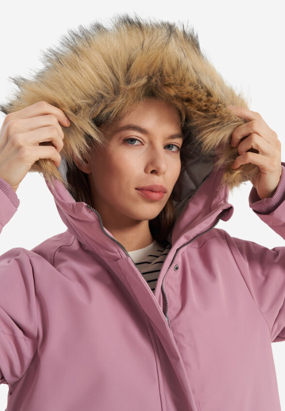 Пуховик женский Outventure, Розовый