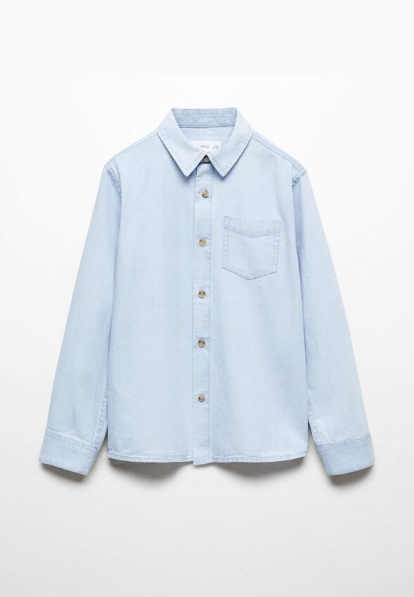 Рубашка джинсовая Mango Kids