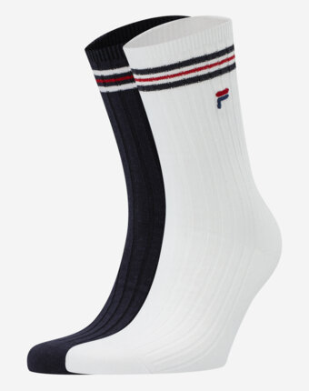 Носки FILA , 2 пары, Белый женщинам
