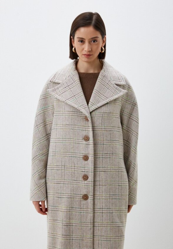 Пальто-кокон Модный дом Виктории Тишиной