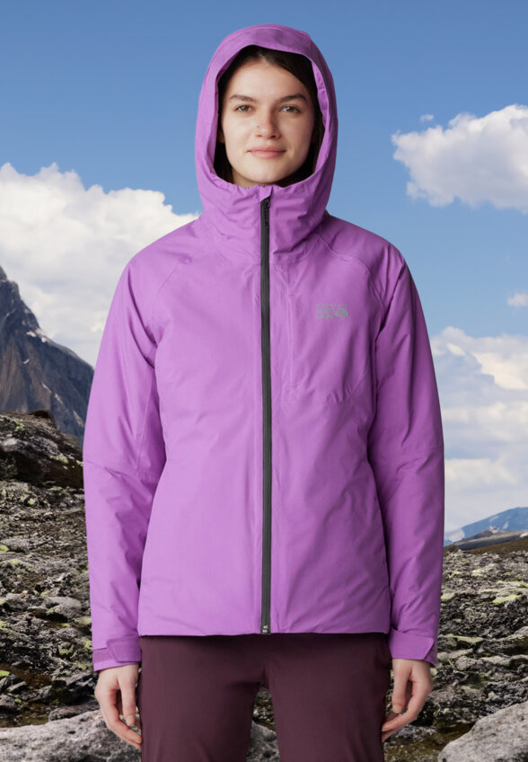 Куртка утепленная женская Mountain Hardwear Stretch Ozonic, Фиолетовый