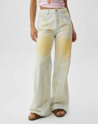 Джинсы WIDE LEG в стиле гранж женщинам