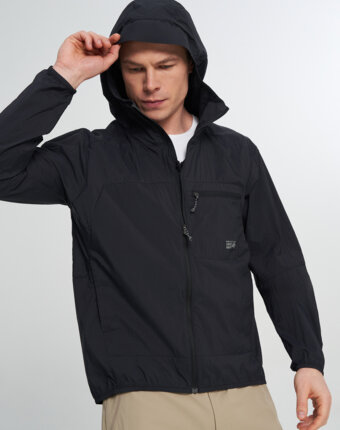 Ветровка мужская Mountain Hardwear Wind Veil Hooded Jacket, Черный женщинам