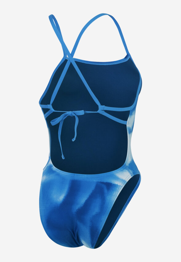 Купальник слитный женский Speedo Alov Digi, Голубой