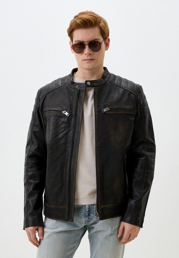 Куртка кожаная Jorg Weber