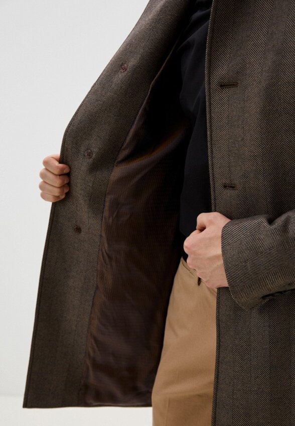 Пальто однобортное Bazioni