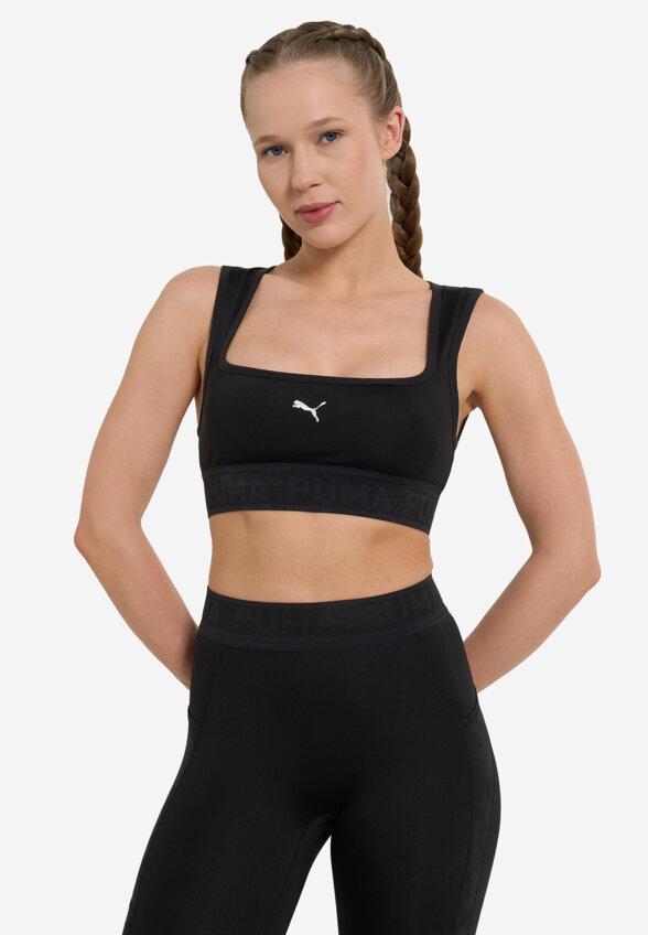 Топ бра спортивный PUMA Move Lace Bra, Черный