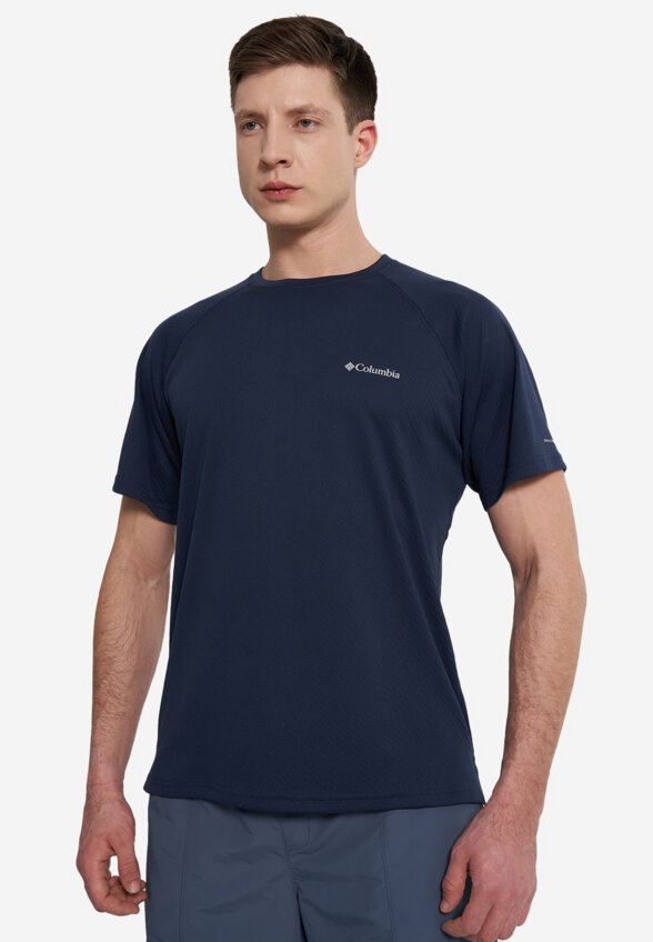 Футболка мужская Columbia Alpine Chill Pro Ss Crew, Синий