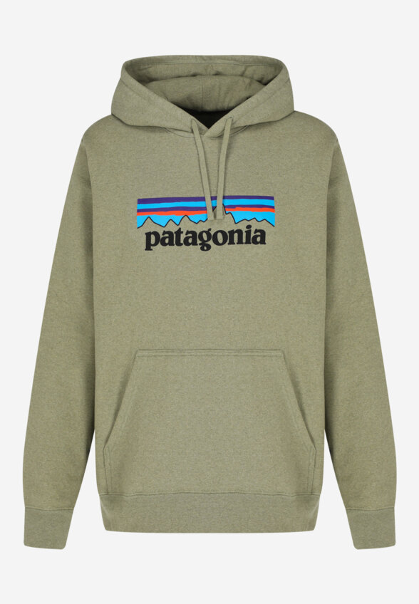 Худи мужское Patagonia Logo Uprisal, Зеленый