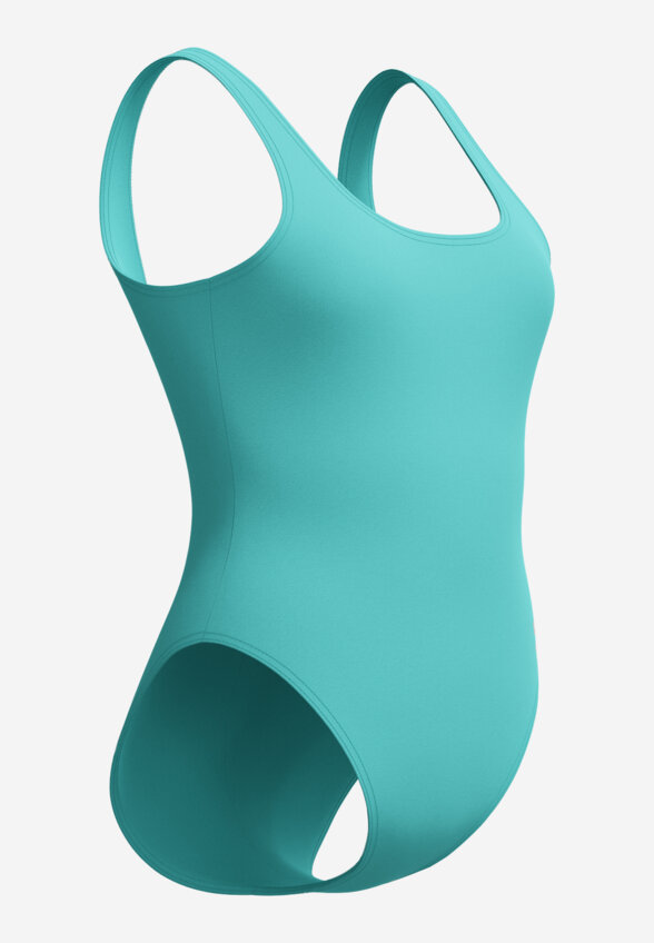 Купальник слитный женский Speedo Textd Belted Deep, Зеленый
