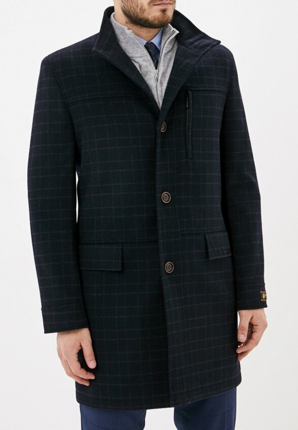 Пальто однобортное Bazioni