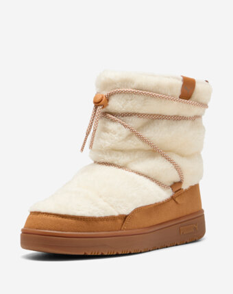 Сапоги утепленные женские PUMA Snowbae Suede, Белый женщинам
