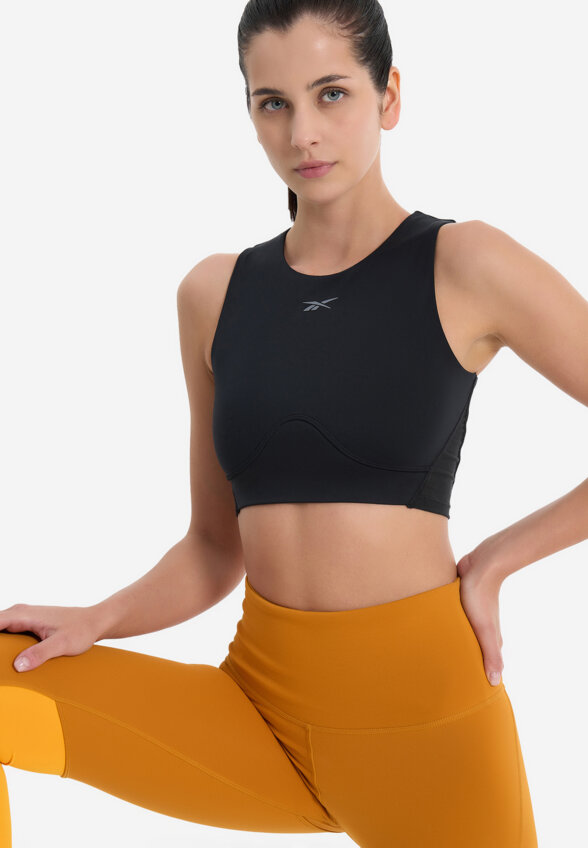 Топ бра спортивный Reebok, Черный