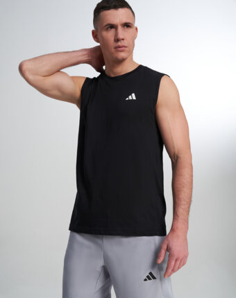 Майка мужская adidas Workout Essentials Feelready, Черный женщинам