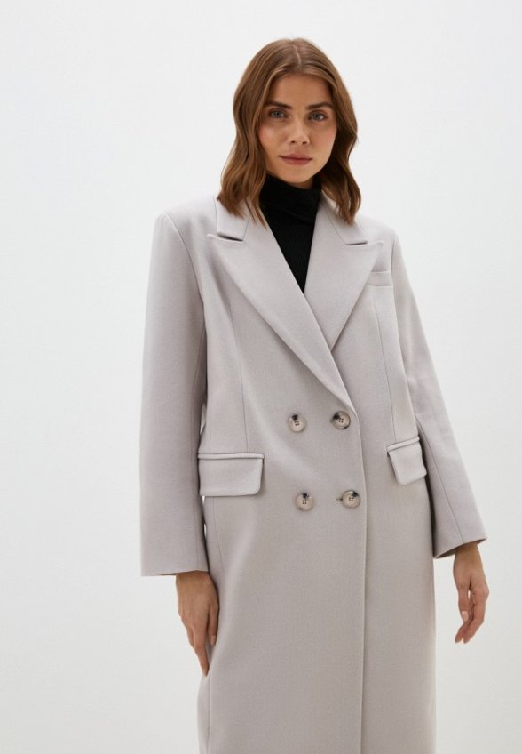 Пальто двубортное Pepen