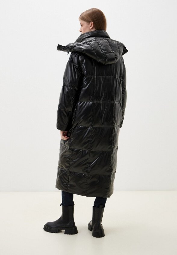 Пуховик кожаный Calliope