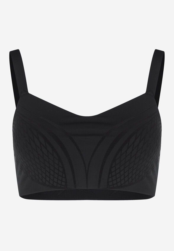 Топ бра спортивный Demix MuseFit Dance Flock, Черный