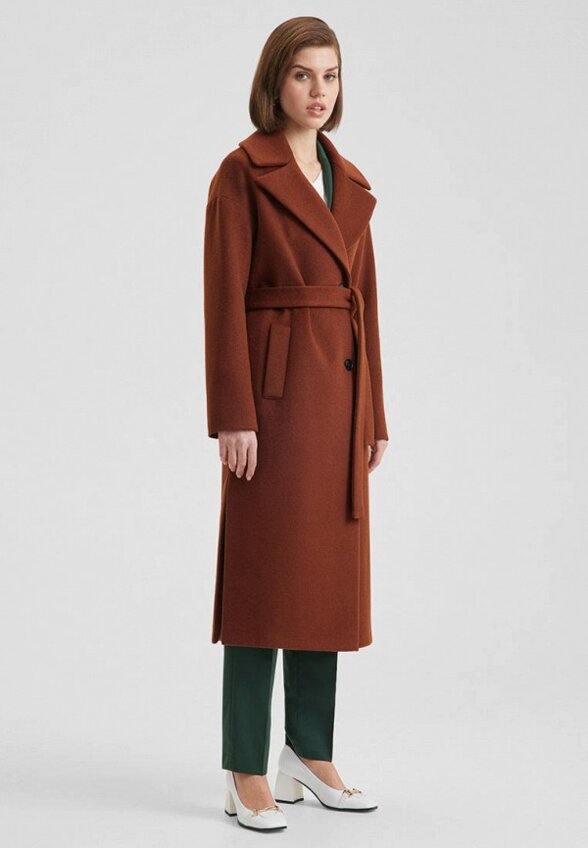 Пальто однобортное Sinar