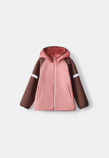 Ветровка Softshell на флисе для девочек