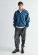 Свитшот Oversize fit с воротником2  - превью