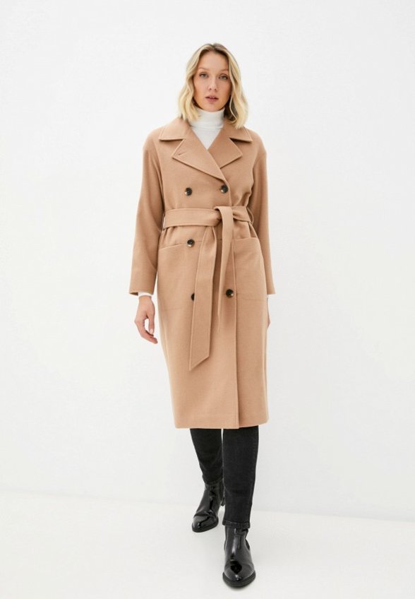 Пальто двубортное Bottom Line