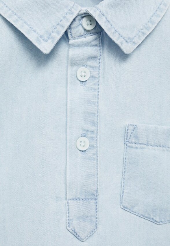 Рубашка джинсовая Mango Kids