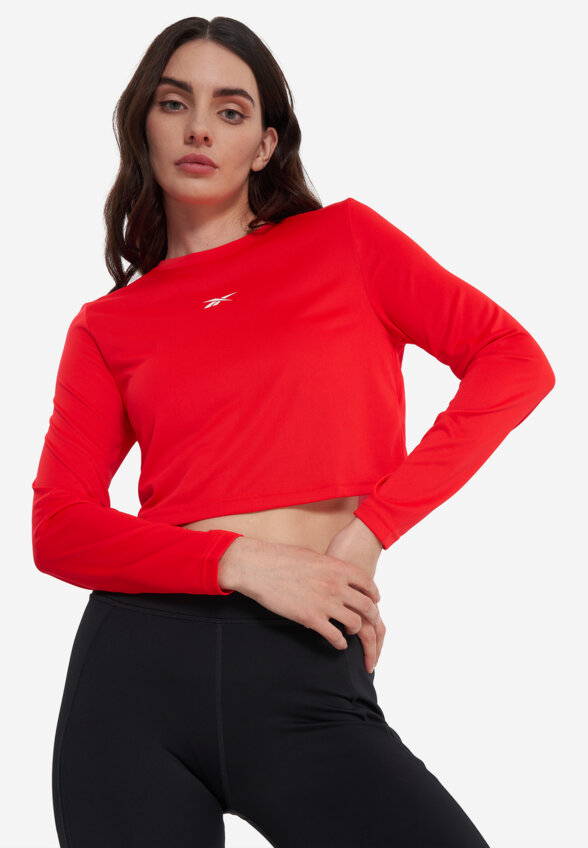 Лонгслив женский Reebok Paige Core, Красный