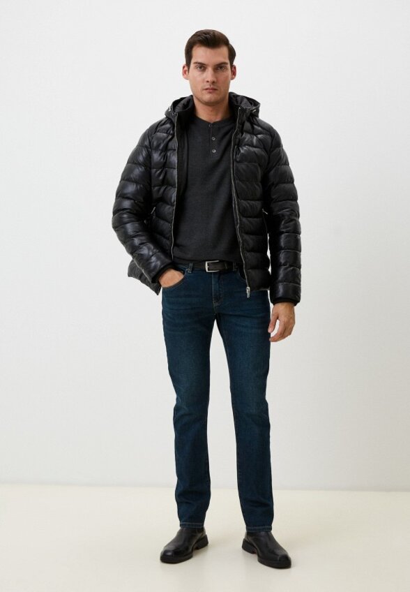 Куртка кожаная Urban Fashion for Men
